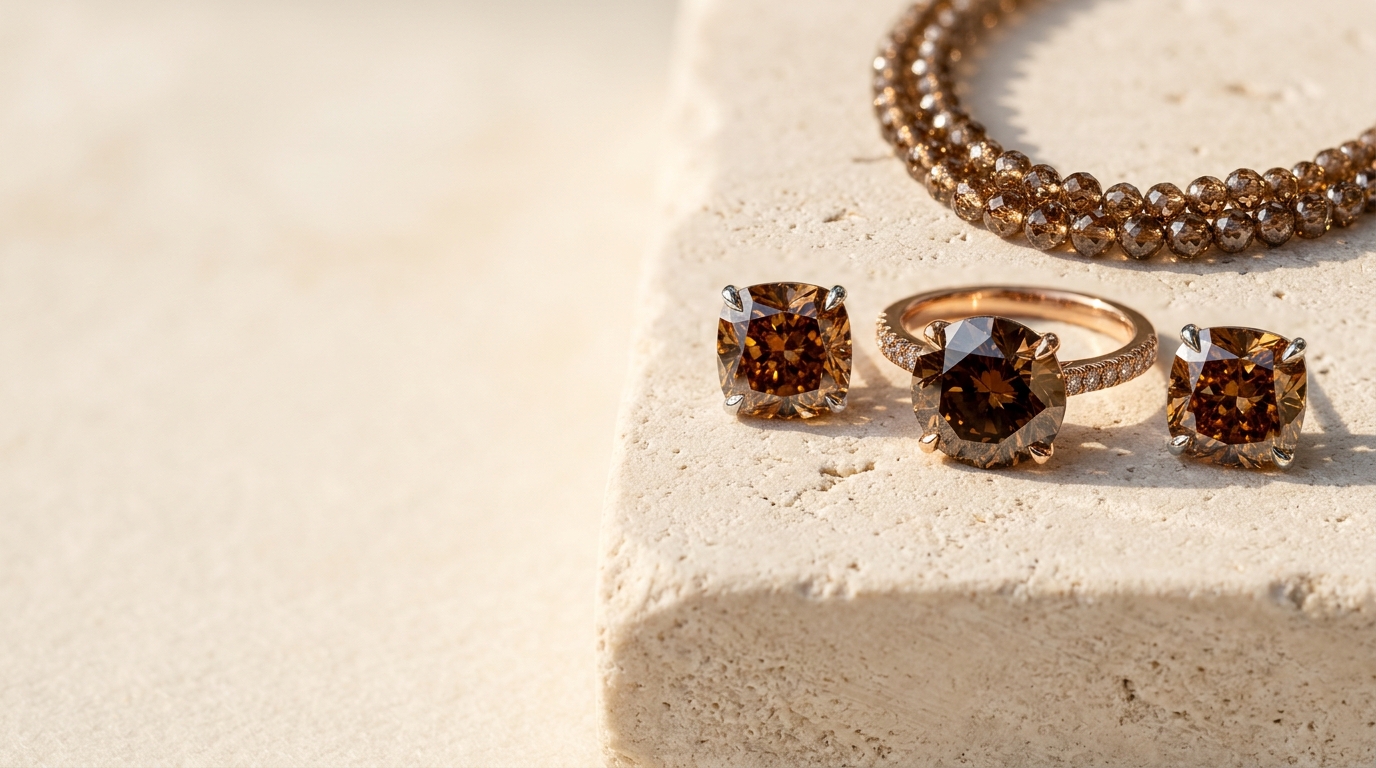 Rare Fancy Deep Brown Diamond Atelier Collection